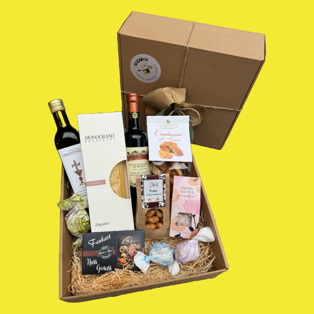 Individuell erstellte Geschenkbox