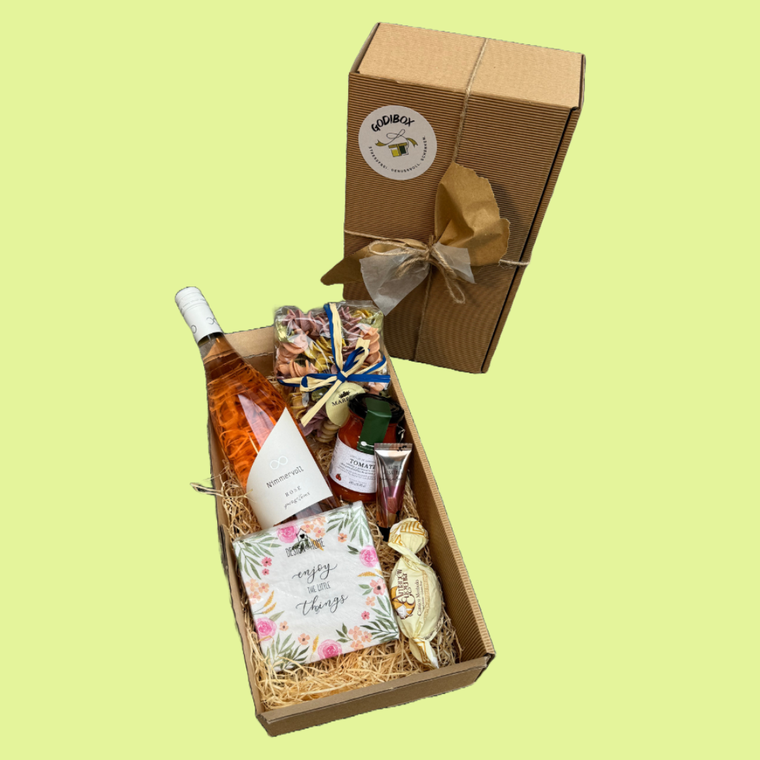 Individuell erstellte Geschenkbox